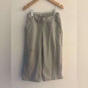 Ivivva by Lululemon Good Feels Culotte Cropped Wide Leg Pants, Sz 8 kids, Grey